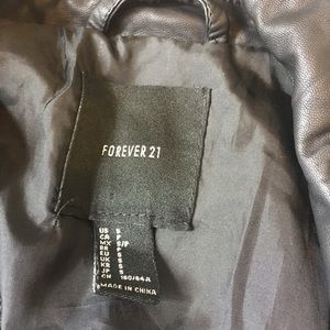 Forever 21 leather jacket